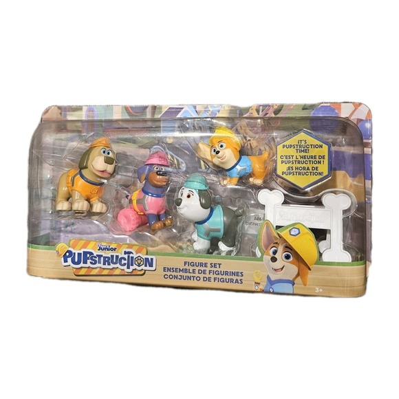 Disney Junior Pupstruction 5-Piece Figure Set NEW - Picture 1 of 2